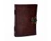 Celtic Shadow Day of the Dead Leather Embossed Journal with metal lock Look Dairy